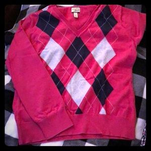 Matching Stretch/Fitted Button-down Top & Sweater